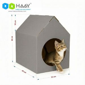 Baskısız Plastik Kedi Köpek Evi - 1137