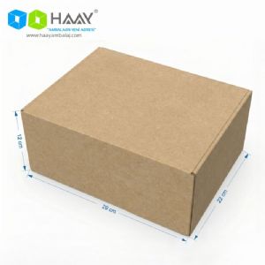 29x22x12 cm Özel Kraft E-Ticaret Kutusu - 1138