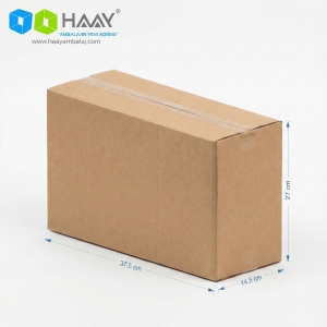 37,5x14,5x27 cm Çift Oluklu A-Box Koli