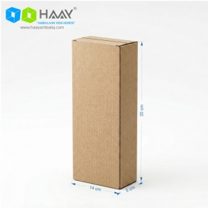 14x5x35 cm Tek Oluklu Kraft A-Box Koli