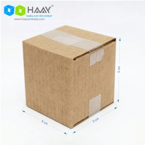 5x5x5 cm Çift Oluklu A-Box Koli 