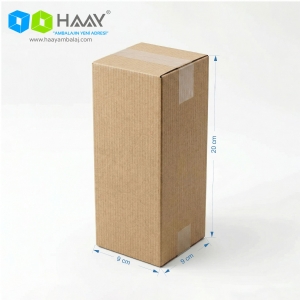 9x9x20 cm Çift Oluklu A-Box Koli