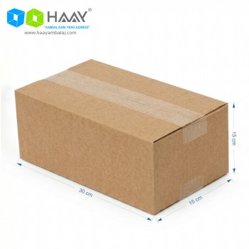 30x15x15 cm Çift Oluklu A-Box Koli