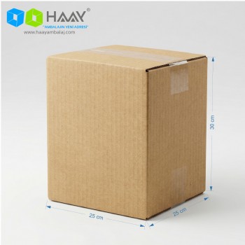 25x25x30 cm Çift Oluklu A-Box Koli