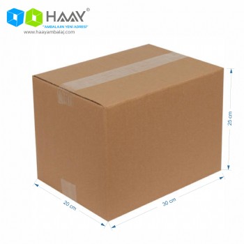 30x20x25 cm Çift Oluklu A-Box Koli