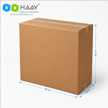 60x40x60 cm Çift Oluklu A-Box Koli