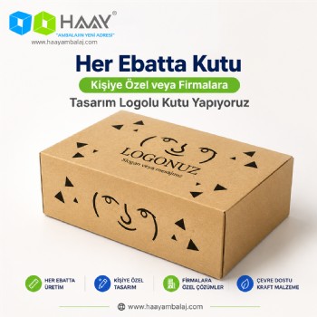 Kişiye Özel Tasarım Logolu Kutu
