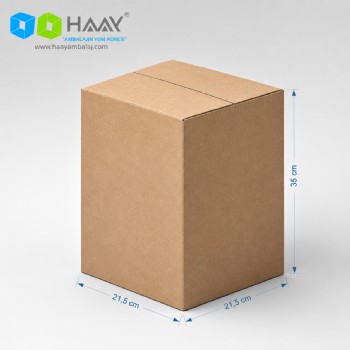 21,5x21,5x35 cm Çift Oluklu A-Box Koli