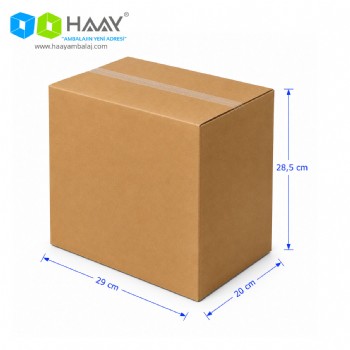 29x20x28,5 cm Çift Oluklu A-Box Koli 29x20x28,5 cm Çift Oluklu A-Box Koli