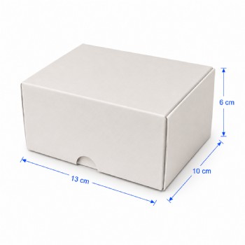 13x10x6 cm Renkli Karton Kutu (Açık Lila)