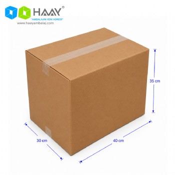 40x30x35 cm Çift Oluklu A-Box Koli 40x30x35 cm Çift Oluklu A-Box Koli