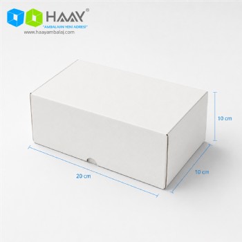 20x10x10 cm Beyaz Kilitli E-ticaret Kutusu (4 Nokta) 20x10x10 cm Beyaz Kilitli E-ticaret Kutusu (4 Nokta)