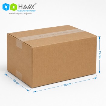 25x20x15 cm Tek Oluklu A-Box Koli